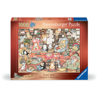 Crazy Cats Bingley's Bookclub 1000pc