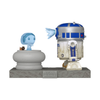 R2D2 and Princess Leia Hologram Pop Vinyl