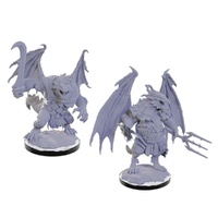 Draconian Foot Soldier and Mage unpainted mini