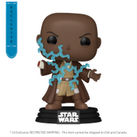 Star Wars: Revenge of the Sith - Mace Windu Electricity US Exclusive Glow Pop!