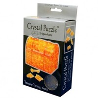 Crystal Puzzle Golden Treasure Chest