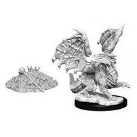 Red Dragon Wyrmling Unpainted mini