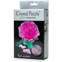 Crystal Puzzle Pink Rose