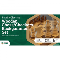 35cm Chess/Checkers/Backgammon Set