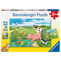 Baby Farm Animals 2x12pc