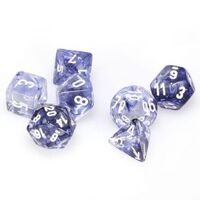 Chessex Nebula Black/White RPG Dice Set