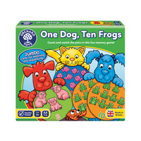 One Dog, Ten Frogs