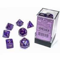Chessex Dice Borealis Royal Purple/Gold RPG Set