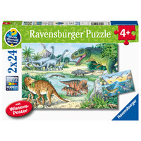Dinosaurs of Land and Sea 2x24pc