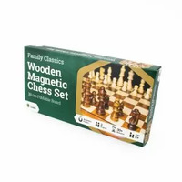 38cm Folding Wooden Magnetic Chess Set