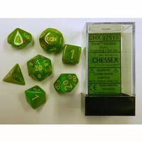 Chessex Vortex Slime/Yellow RPG Dice Set