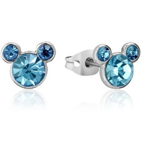 Mickey Mouse Birth Stone Stud Earrings