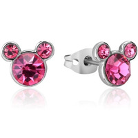 Mickey Mouse Birth Stone Stud Earrings