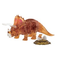 Crystal Puzzle Brown Triceratops