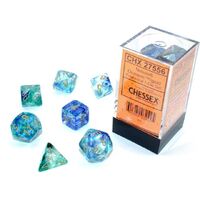 Chessex Nebula Oceanic/Gold RPG Dice Set