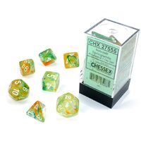 Nebula Spring/White RPG Dice Set