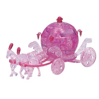 Crystal Puzzle Pink Royal Carriage