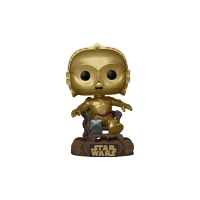 Star Wars C-3PO in Ewok Chair Pop Vinyl Bobblehead