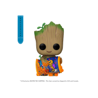 GOTG: Groot with Cheese Puffs Flocked Pop Vinyl Bobblehead