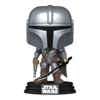 The Mandalorian with Dark Saber Pop Vinyl Bobblehead