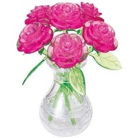 Crystal Puzzle 6 Pink Roses